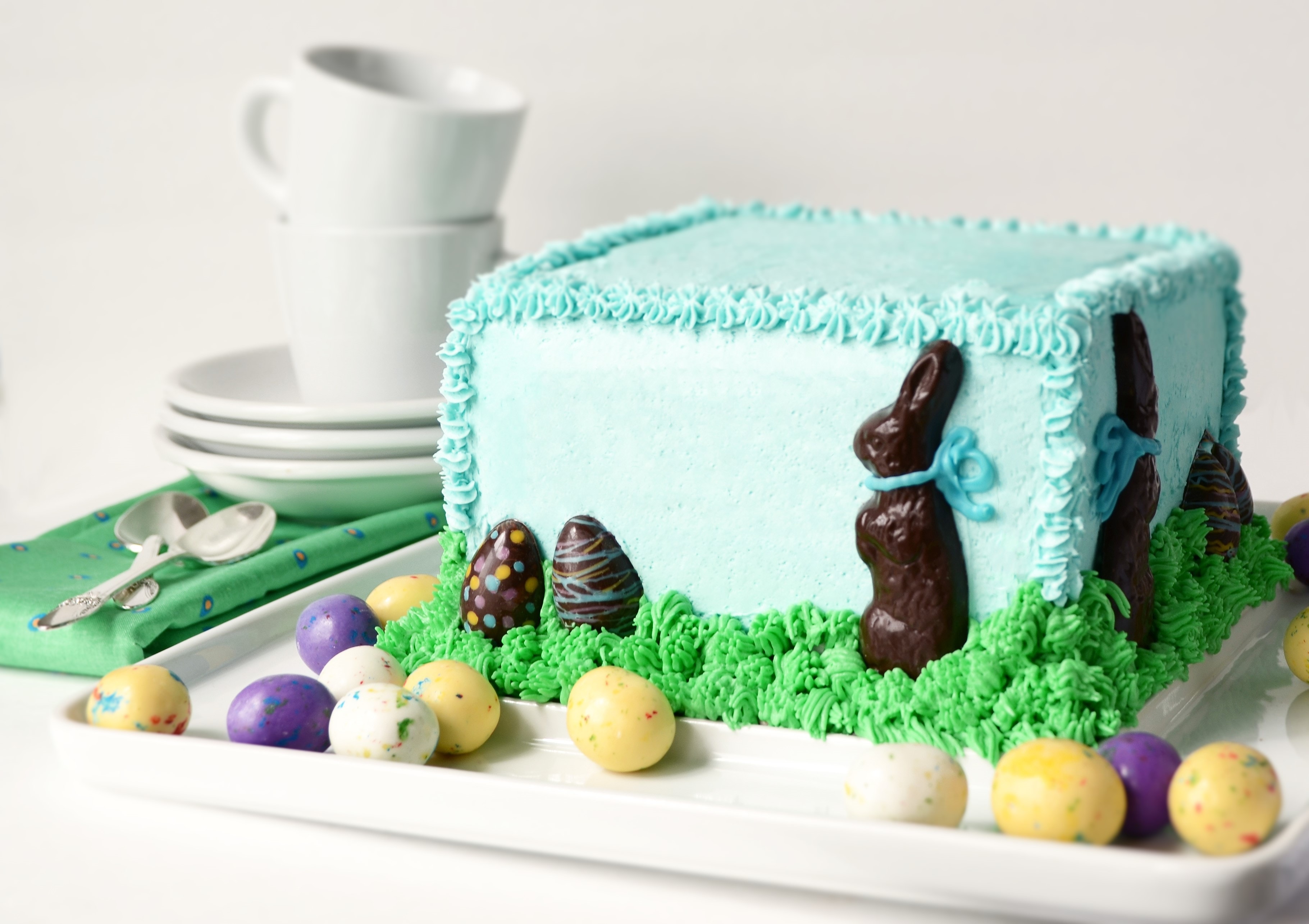 chocolate easter bunny cake