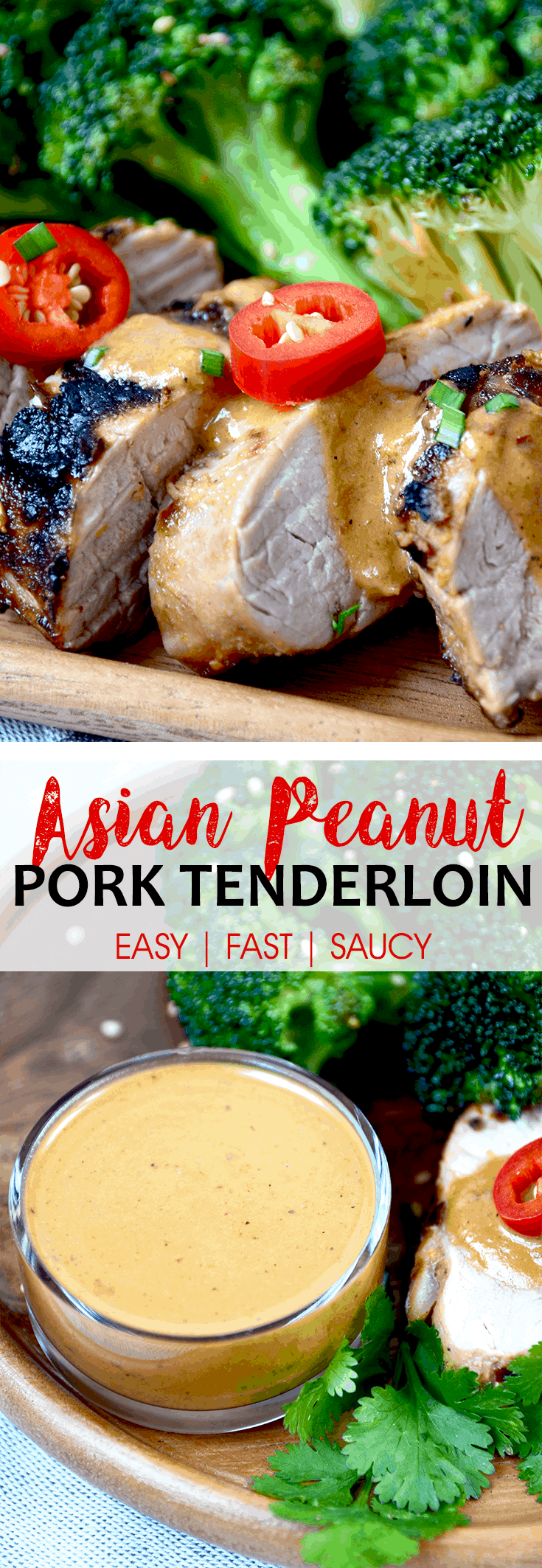 Asian Peanut Pork Tenderloin Pin - Asian Peanut Pork Tenderloin