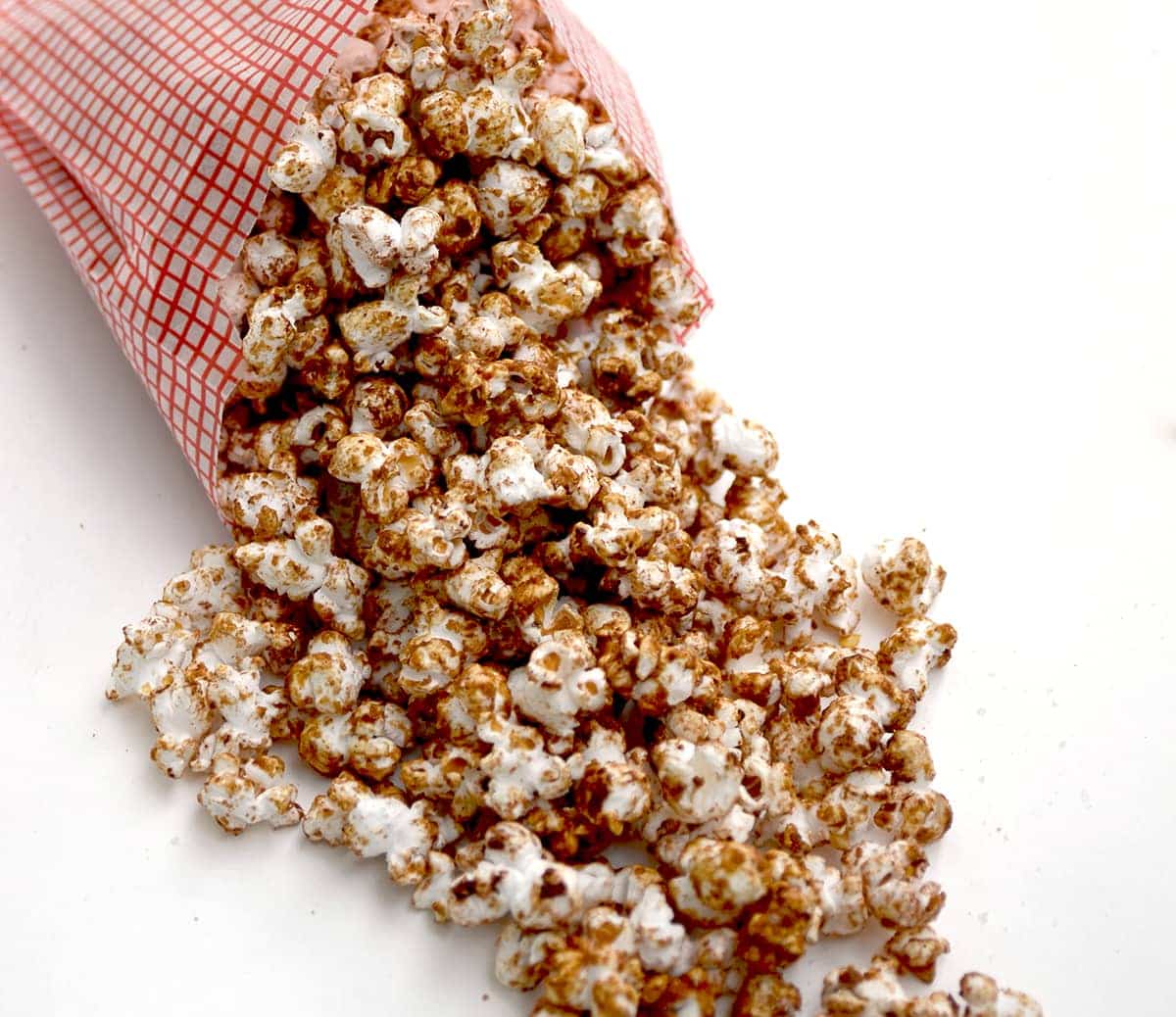 Popcorn Square Web - Mexican Spiced Hot Chocolate Popcorn