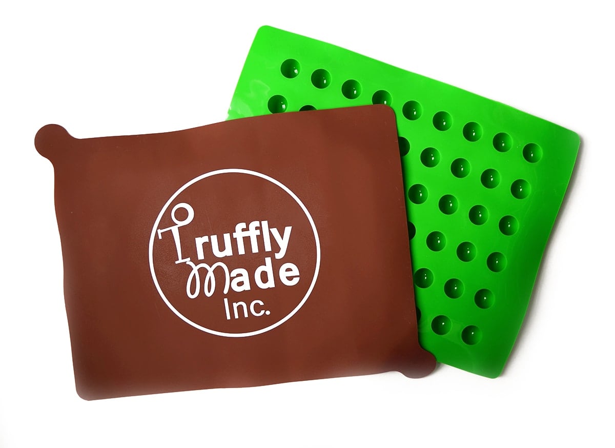 Truffly Made Mold Web 3 - Peanut Butter Honey Dark Chocolate Truffles