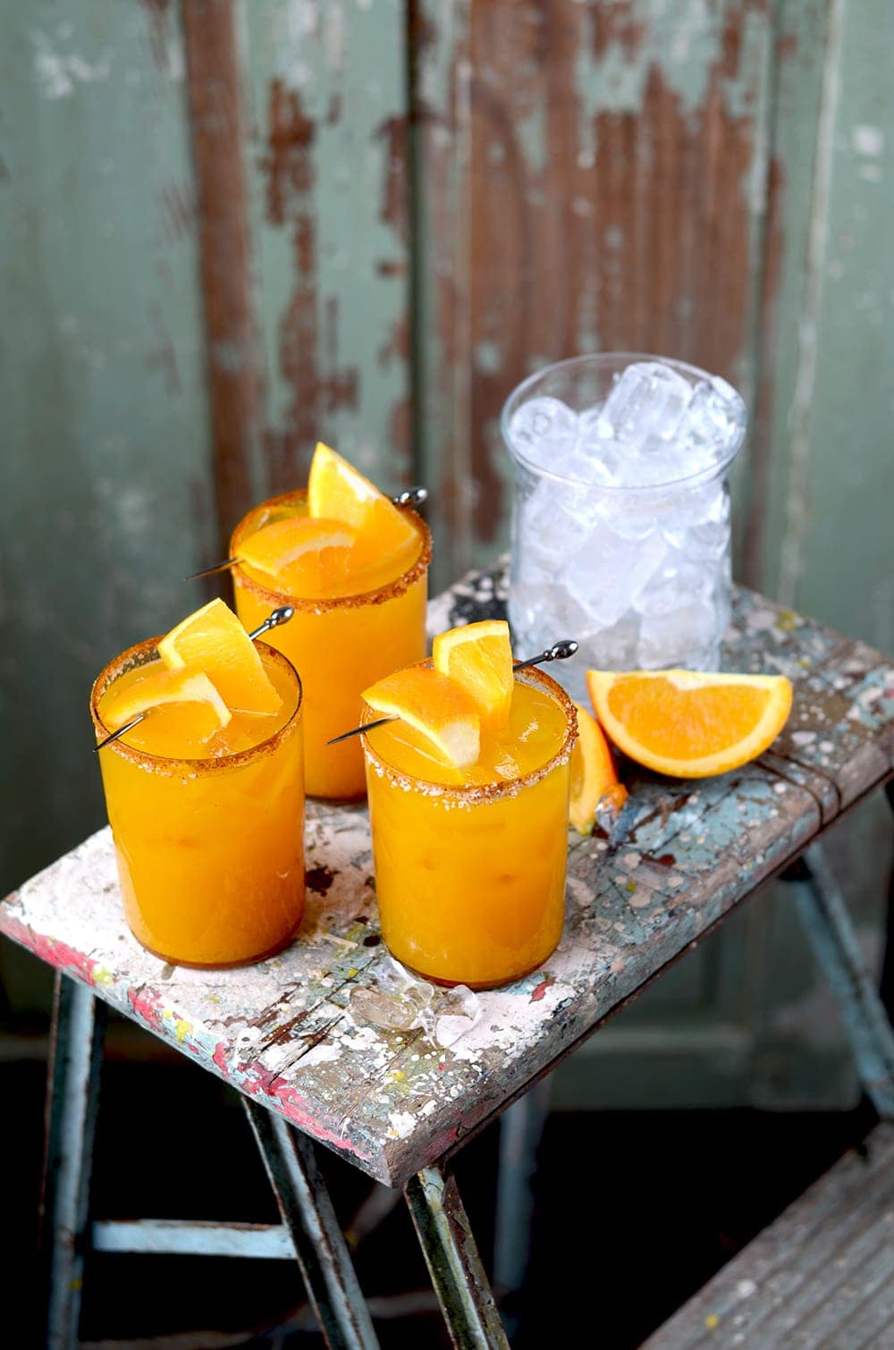 Orange Turmeric Margaritas Scene Web - Orange Turmeric Margaritas