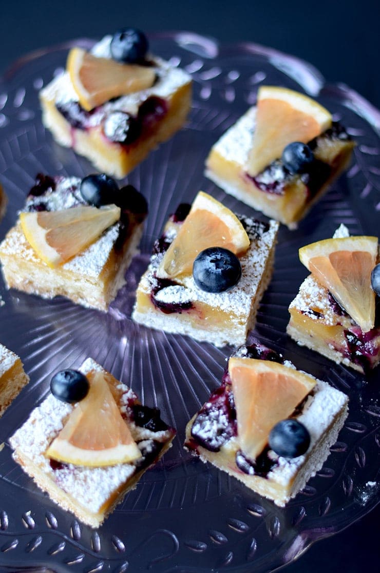 Blueberry Grapefruit Bars Vertical Web - Blueberry Grapefruit Bars