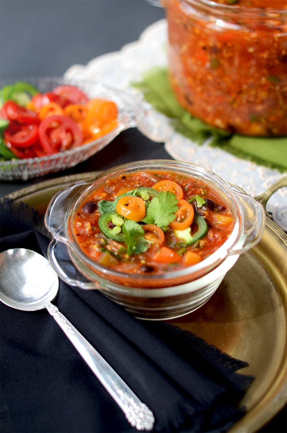 Stacked bowls of Stew Web - Vegan Vegetable Stew