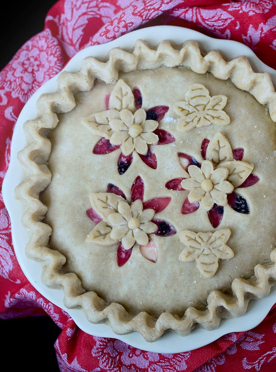 Pie Before Baking Web 2 - Magnificent Mixed Berry Pie with Butter Almond Crust