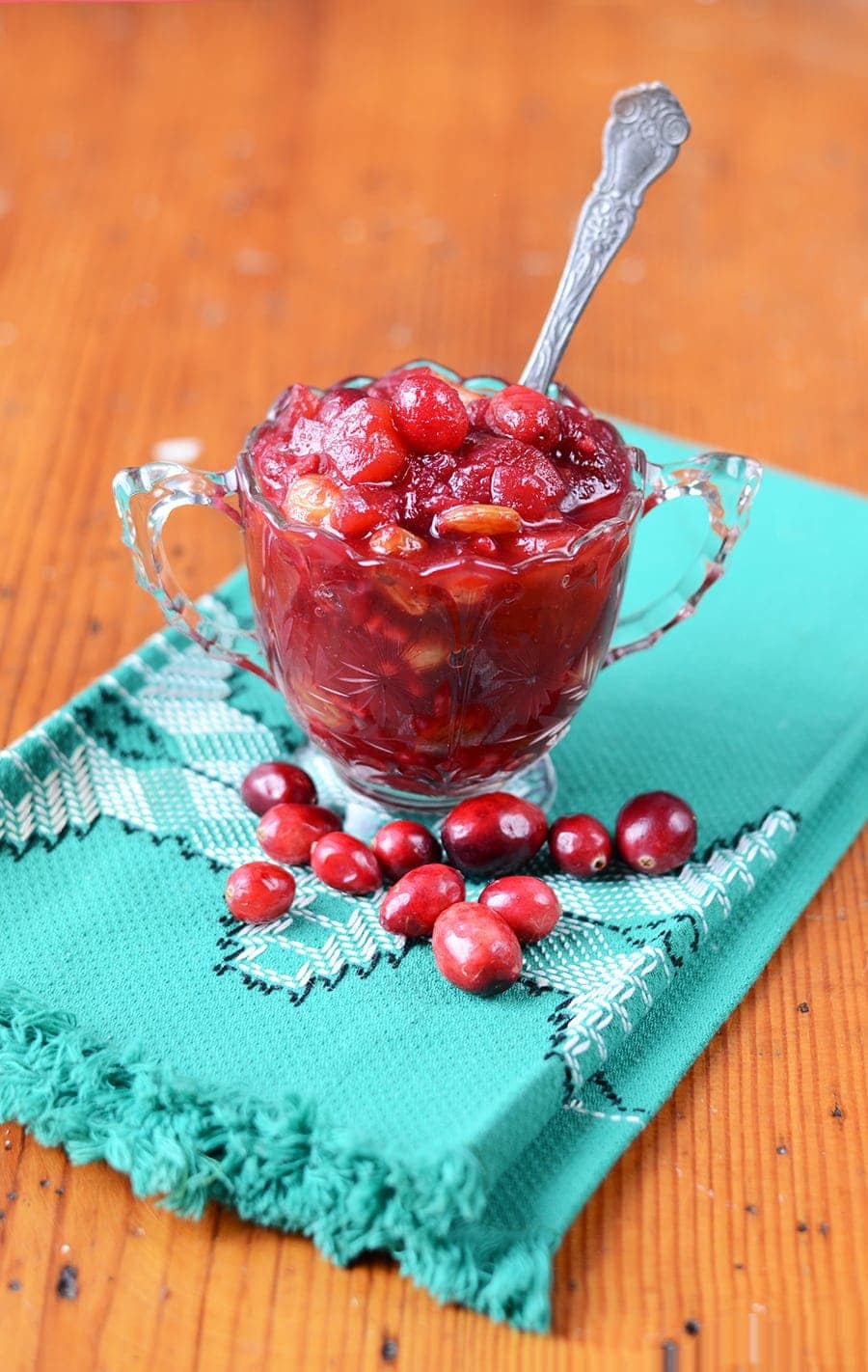Cranberry Chutney Web - Cranberry Chutney with Apples, Raisins and Indian Spices