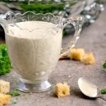 Wow your taste buds with this Vegan Creamy Italian Salad Dressing. It's thick, herb-y and so much more nutritious than the sugary store bought kind.