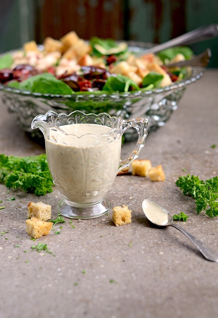 Creamy Italian Dressing Vegan GF Web - Vegan Creamy Italian Salad Dressing