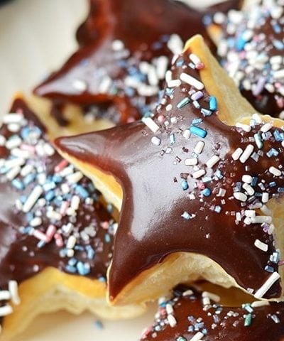 Puff Pastry Donuts Slider 400x480 - Galaxy Puff Pastry "Donuts" with </br>Chocolate Starglazing