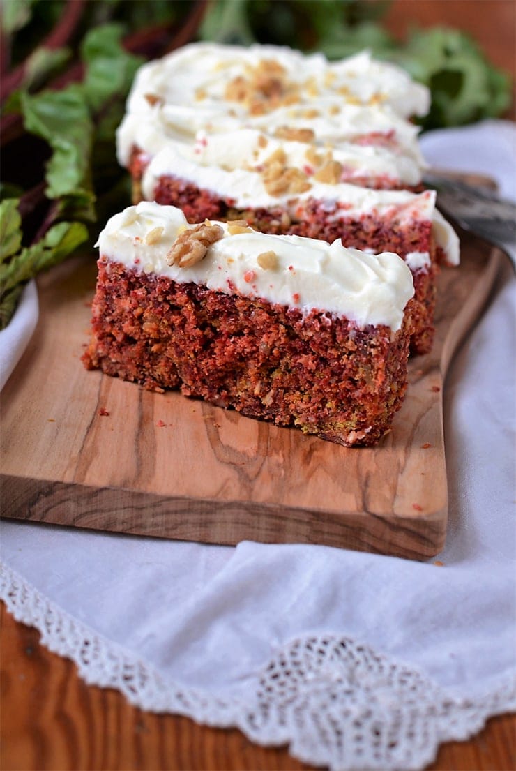 Rustic Beet Cake Recipe 3 - Rustic Beet Cake with Cream Cheese Icing