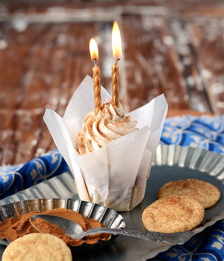 Birthday Cupcake Web - Snickerdoodle Cupcakes