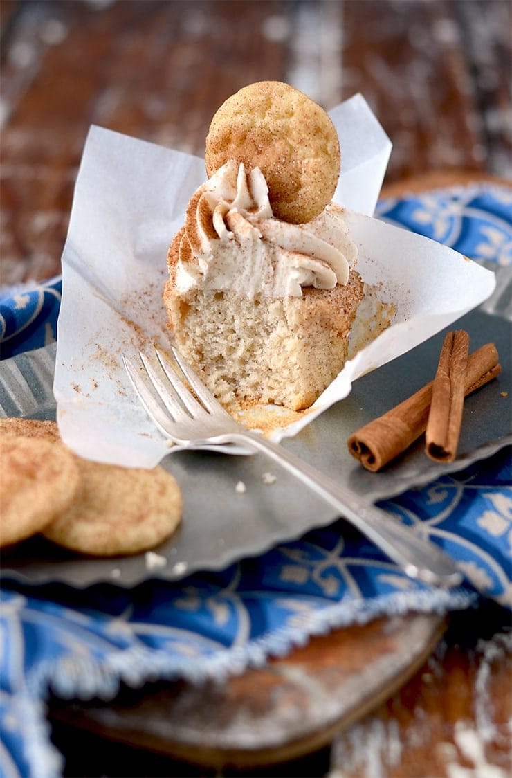 Eaten Cupcake Web - Snickerdoodle Cupcakes