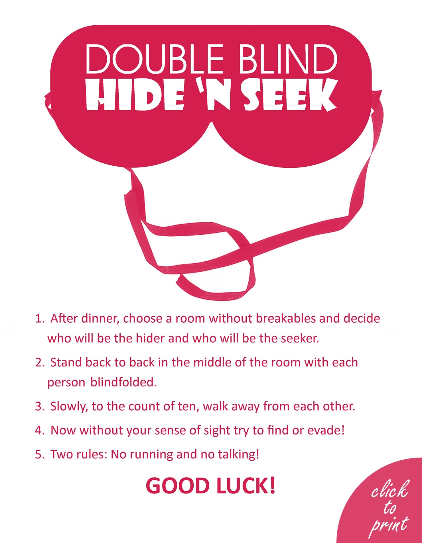 Hide n Seek 2 1480 - Blind Date #diydatenight