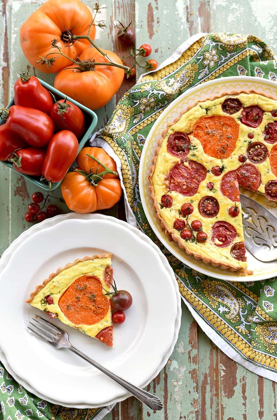 Heirloom Tomato Tart 1246 Web - Heirloom Tomato Tart