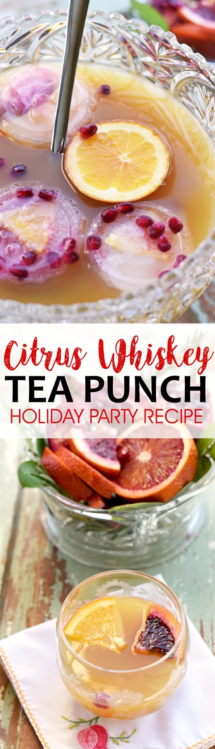 Tea Punch Pin - Citrus Whiskey Tea Punch