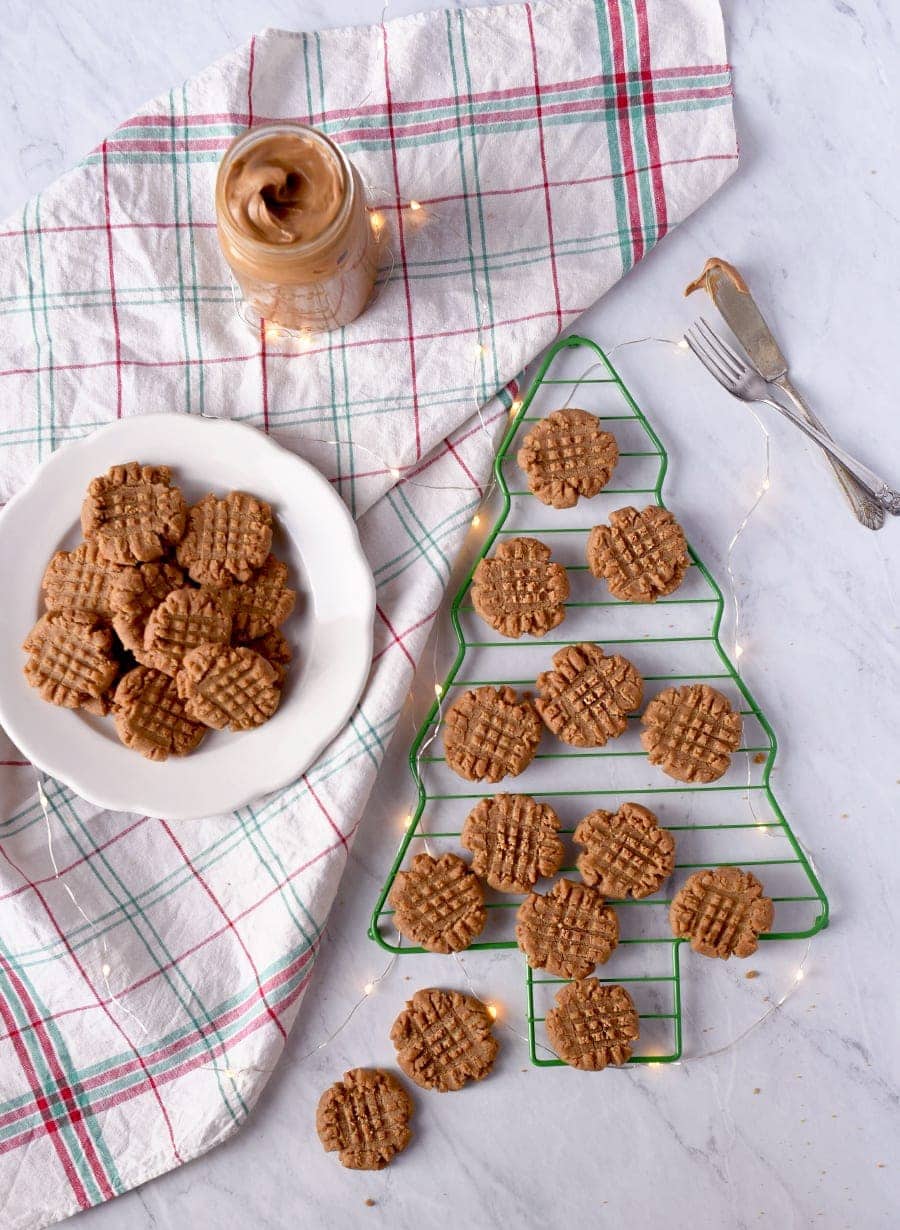 Vegan Peanut Butter Cookies 7264 Web 4 - Vegan Peanut Butter Cookies- Crispy Outside, Chewy Inside!