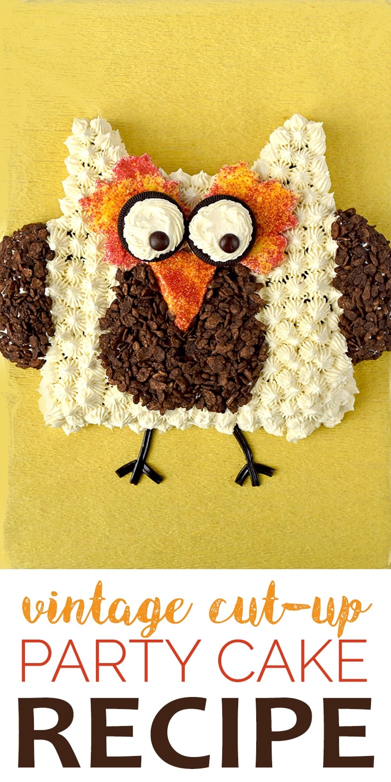 Owl Cut Up Cake Pin - Owl Cut Up Cake