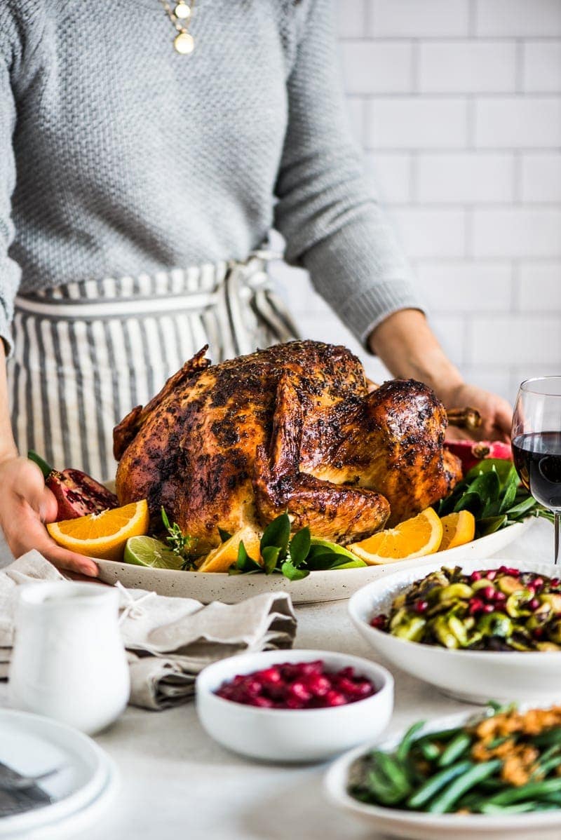 chipotle citrus roasted turkey small 12 - Mouthwatering Thanksgiving Menu Ideas