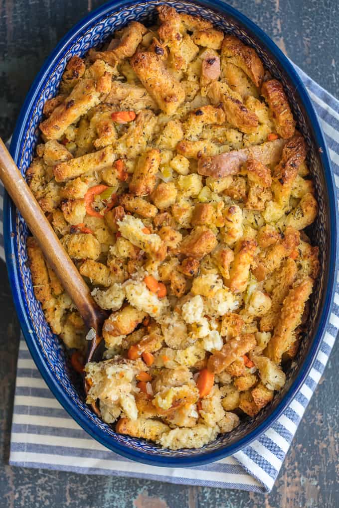 classic turkey stuffing 3 of 6 - Mouthwatering Thanksgiving Menu Ideas