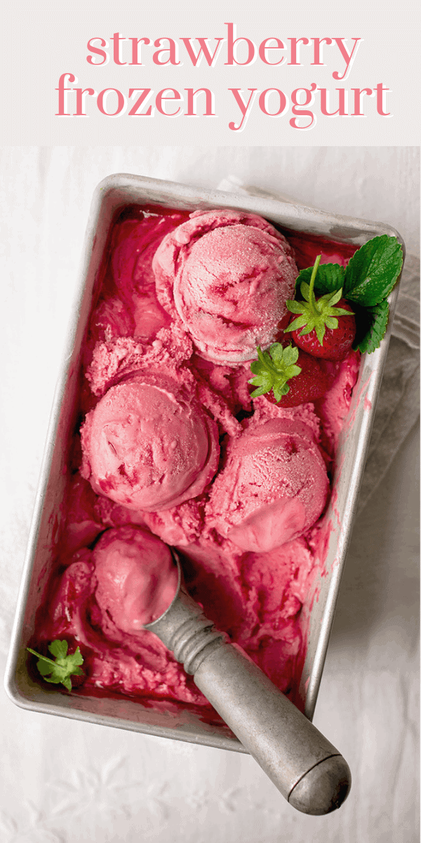 Strawberry Frozen Yort Pin - Strawberry Frozen Yogurt