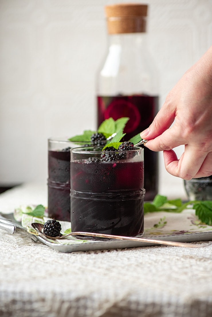 Classic Red Sangria Recipe With Blackberries