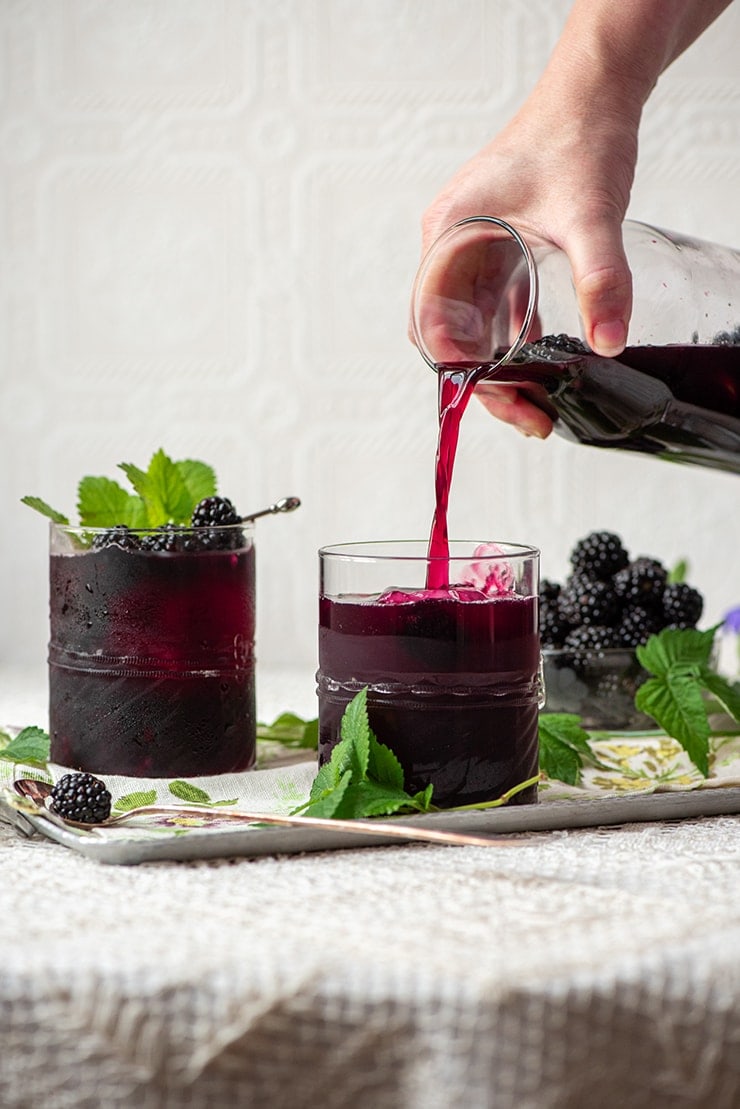 Blackberry Sangria 00955 Web - Easy Blackberry Sangria- Make a pitcher or a single glass!