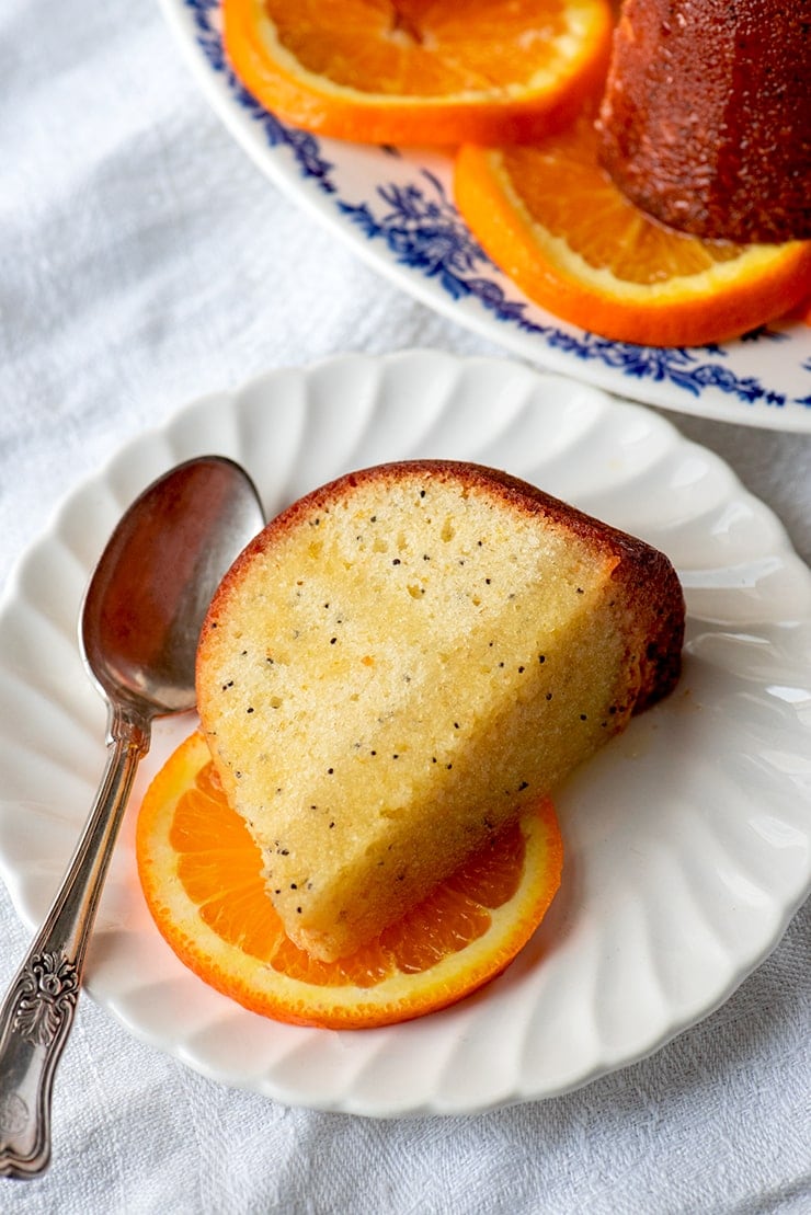Orange Poppyseed Bundt Cake 1301 web - Orange Poppy Seed Bundt Cake #MyVintageRecipe