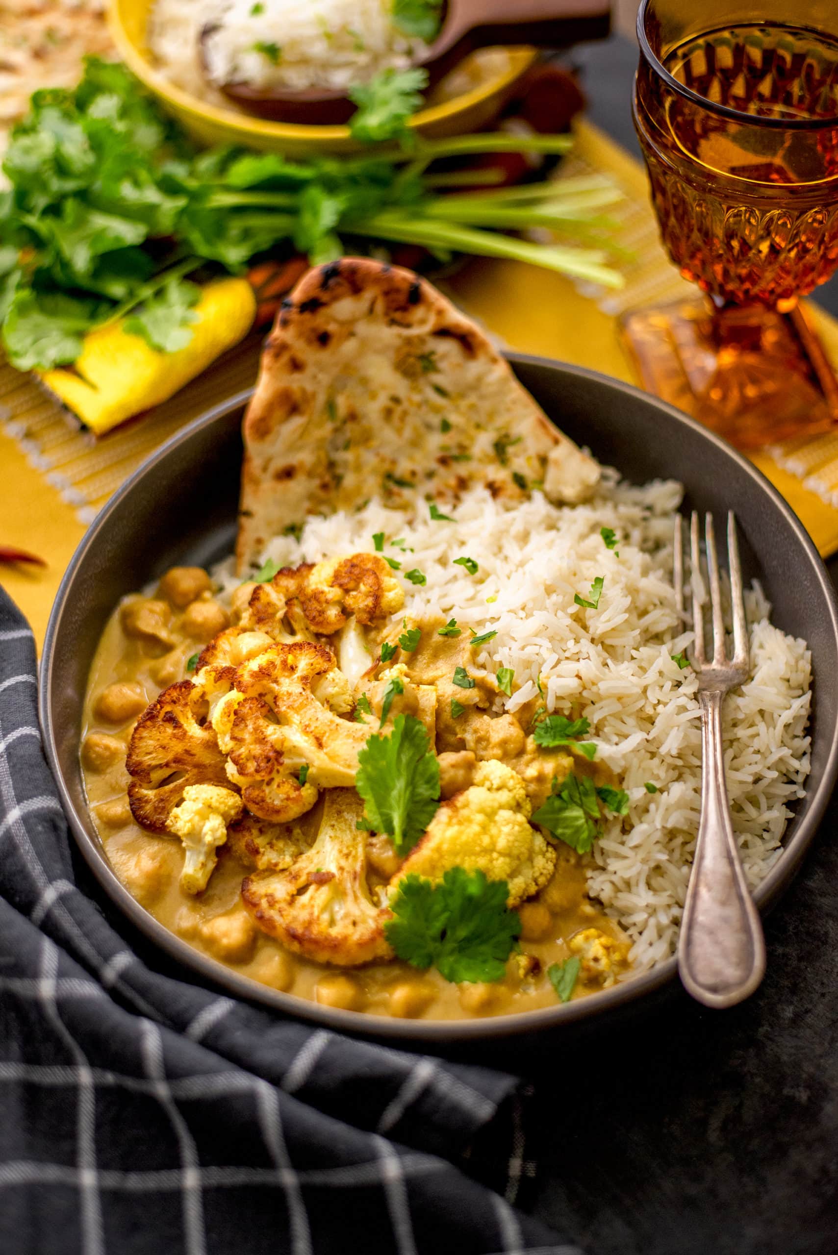 Cauliflower Curry 4563 2000px scaled - Cauliflower Curry with Chickpeas and Coconut Milk