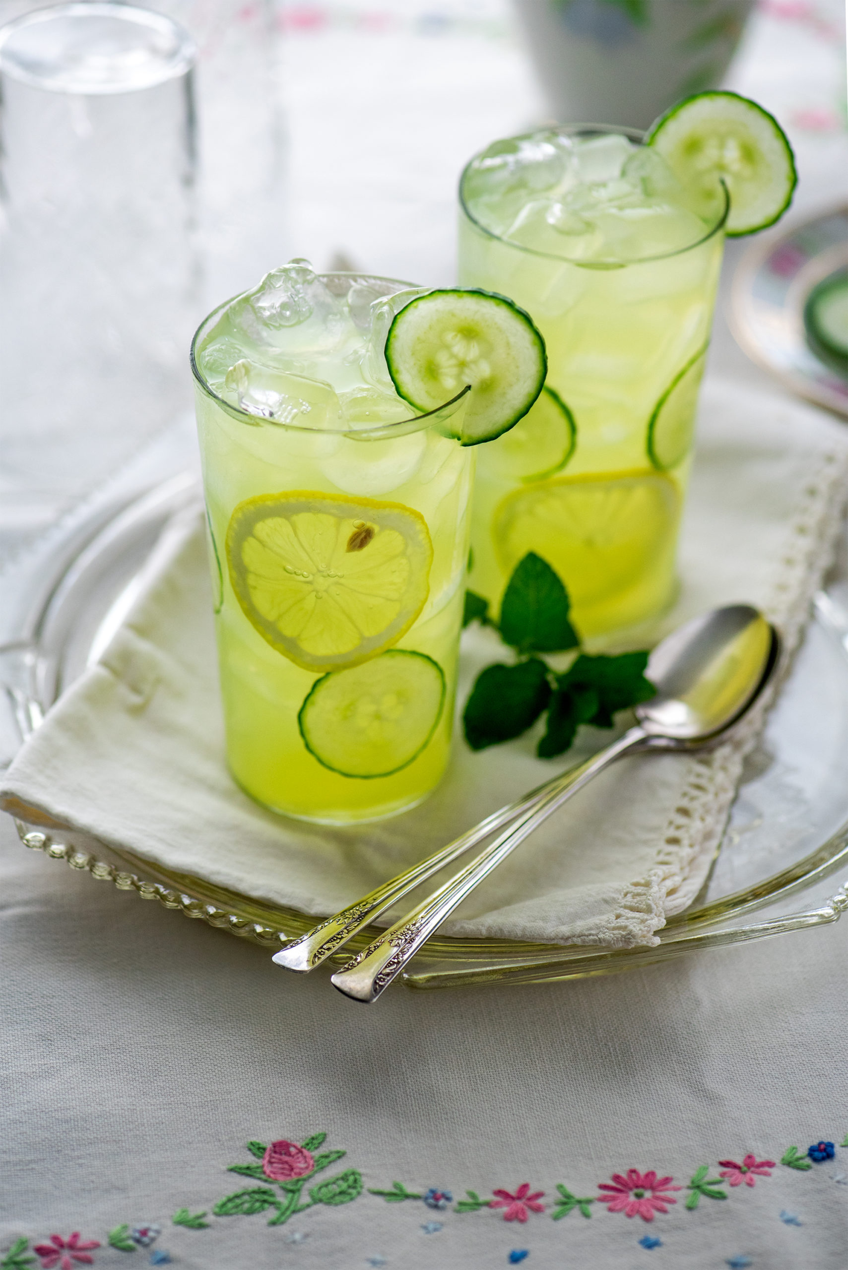 cucumber juice and lemon juice