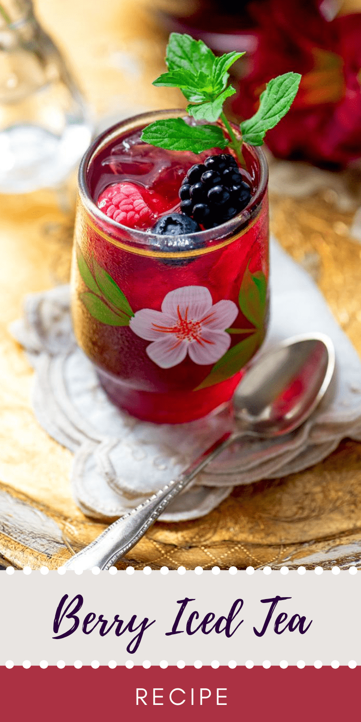 Berry Iced Tea Pin - The Best Homemade Berry Iced Tea