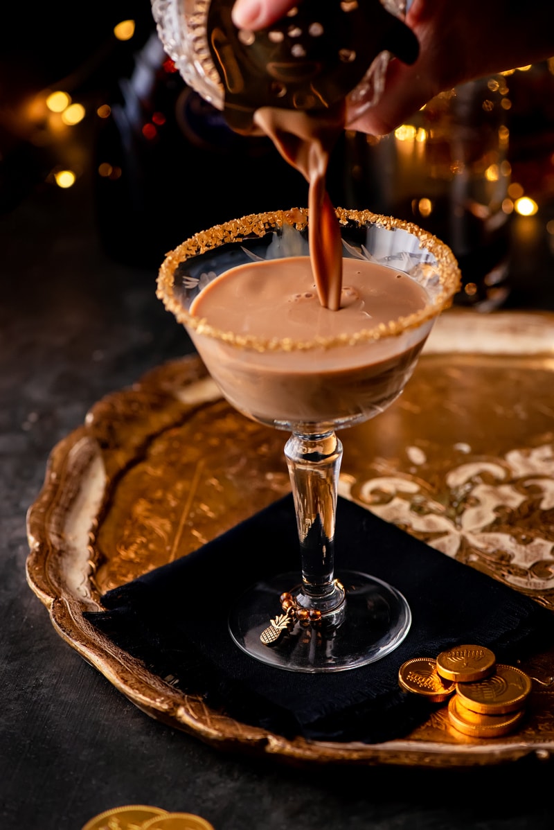 Chocolate Martini Composite 1302 800px - Festive Holiday Chocolate Martini with Coffee Liqueur